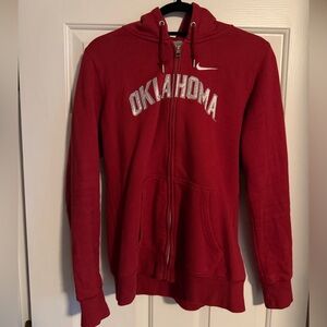 Nike Oklahoma Sooners Zip Up Hoodie